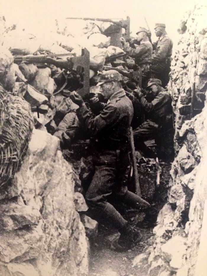 Archive photos from the Battles of the Isonzo (a river in Slovenia and Italy) and Julian Alps