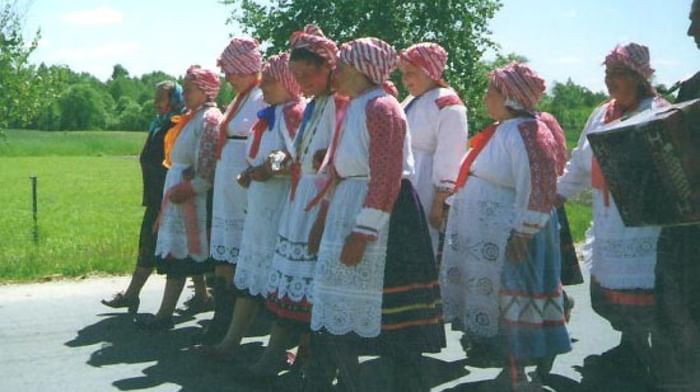 Обряд похорон Стрелы в Новозыбковском районе Брянской области