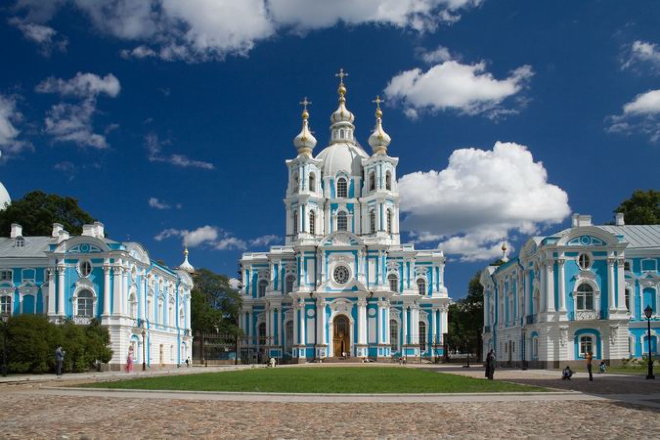 страны архитектура Смольный монастырь Россия Санкт-Петербург скачать