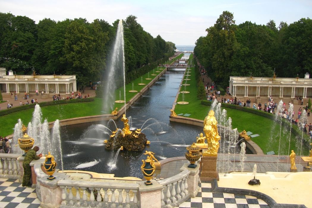 Парк фонтанов в петергофе