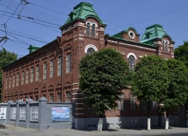 Экспозиция Музея чувашской вышивки